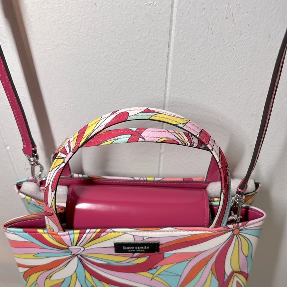 kate spade Sam Icon Anemone Floral Small Tote - Picture 12 of 17